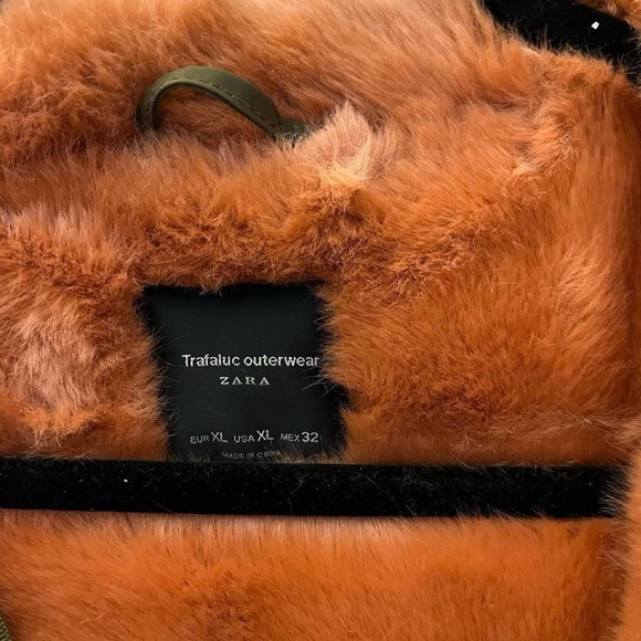 ZARA fur lined parka - Picture 3 of 4